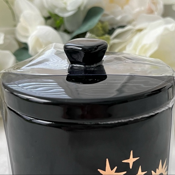 ❌SOLD❌ Rae Dunn | NWT WISH UPON A STAR Ceramic Canister in Black and Gold - Picture 6 of 13